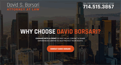 Desktop Screenshot of borsarilaw.com