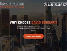 Tablet Screenshot of borsarilaw.com